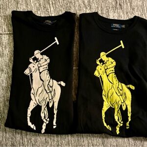 EUC Polo by Ralph Lauren 100% Pima Cotton crewneck sweaters. Size XXL Lot of 2